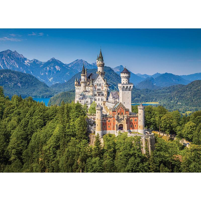 peter pauper press 英文原版 puzzle neuschwanstein castle
