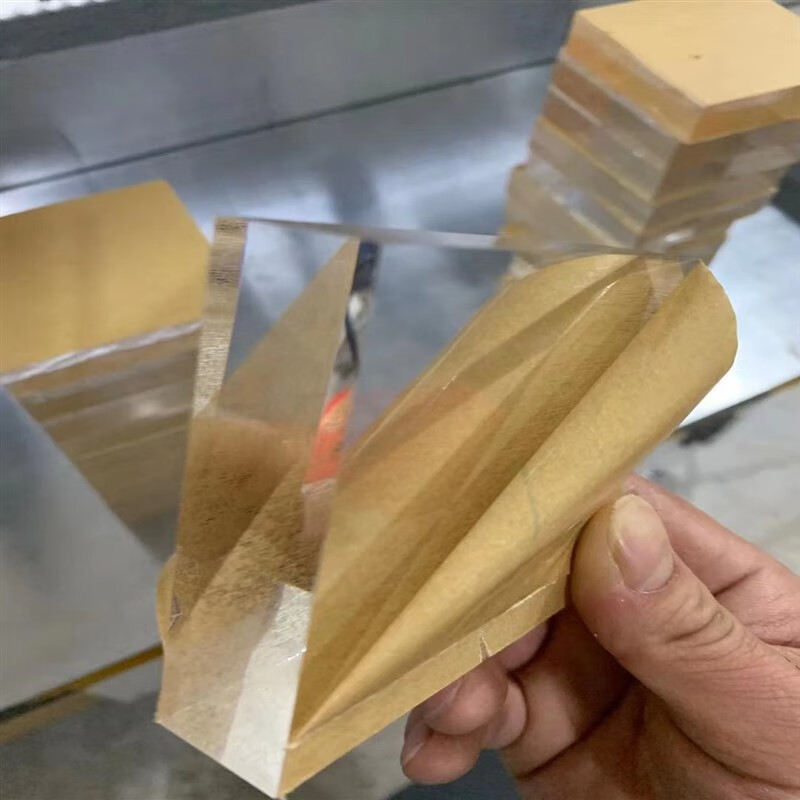 哩嗹啰嗹透明亚克力厚板t型桌腿彩色有机玻璃板高透明门窗板磨砂透光