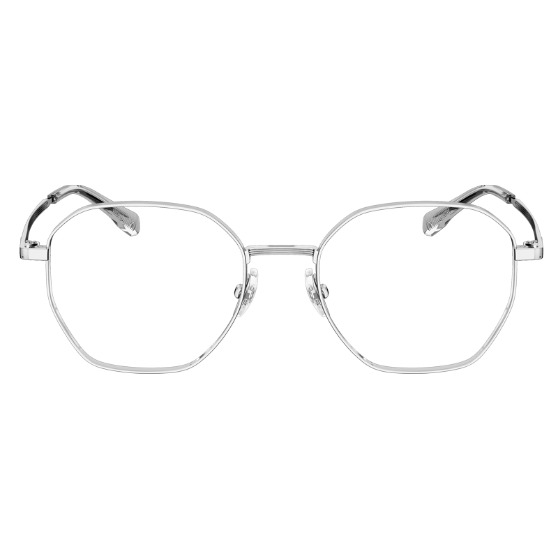 陌森（Molsion）光学镜肖战同款近视眼镜框男女款β钛腿轻便镜框MJ7177B90银色