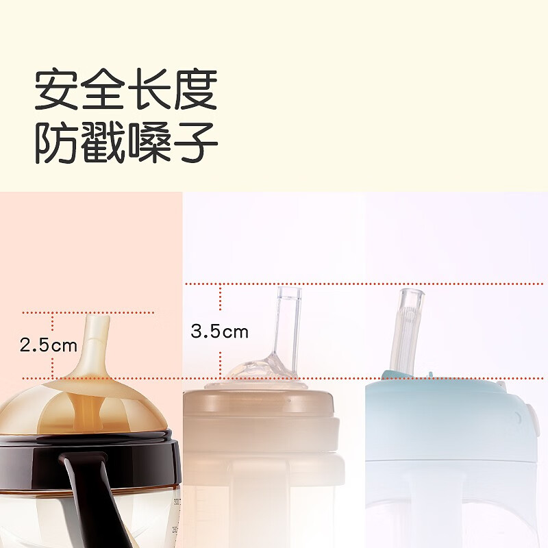 世喜吸管杯婴儿学饮杯这个吸管嘴喝起来费力吗？