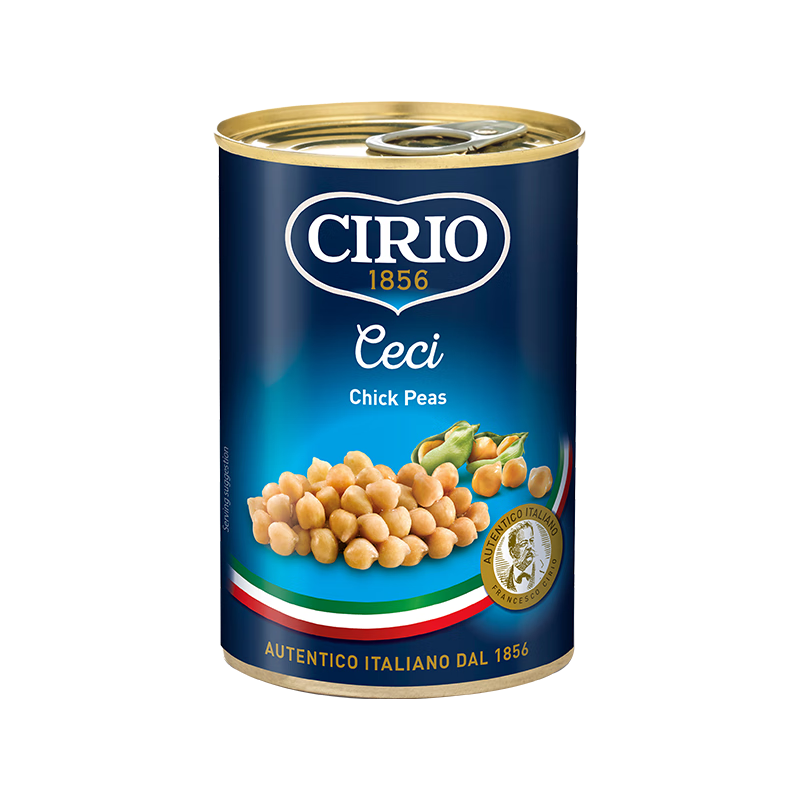 茄意欧（CIRIO）鹰嘴豆 400g 罐装 三角豆 意大利原装进口 即食蔬菜 色拉 