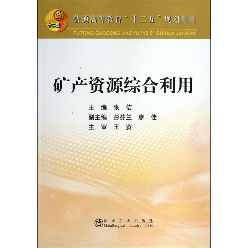 矿产资源综合利用 张佶 编 书籍