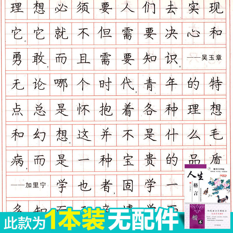 【网红同款】成人楷书字帖钢笔正楷临摹练字本描红字贴成年人大学生