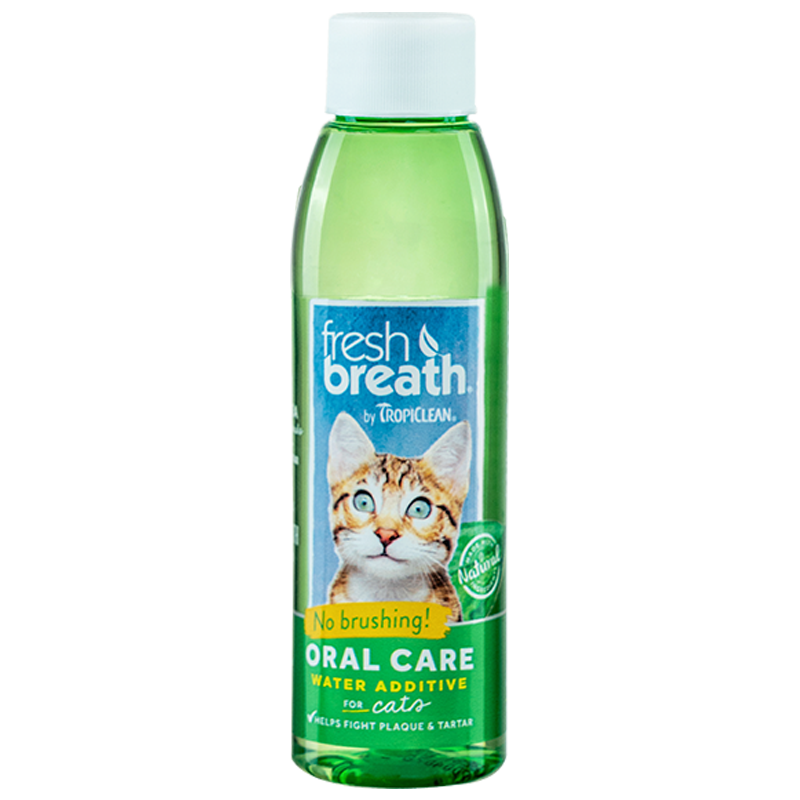 多美洁Fresh Breath 猫咪漱口水可食用口腔清洁去口臭去牙结石益口清猫用洁齿水473ml 猫咪洁齿水 118ml