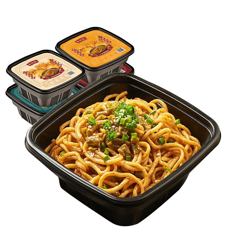武汉特产 蔡林记鲜拌热干面255g*4碗免煮拌面湖北特产早餐面条武汉