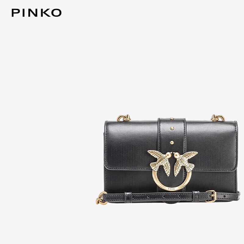 PINKO【品高】女包经典斜挎单肩通勤爆款燕子包七夕礼物100059A0F1