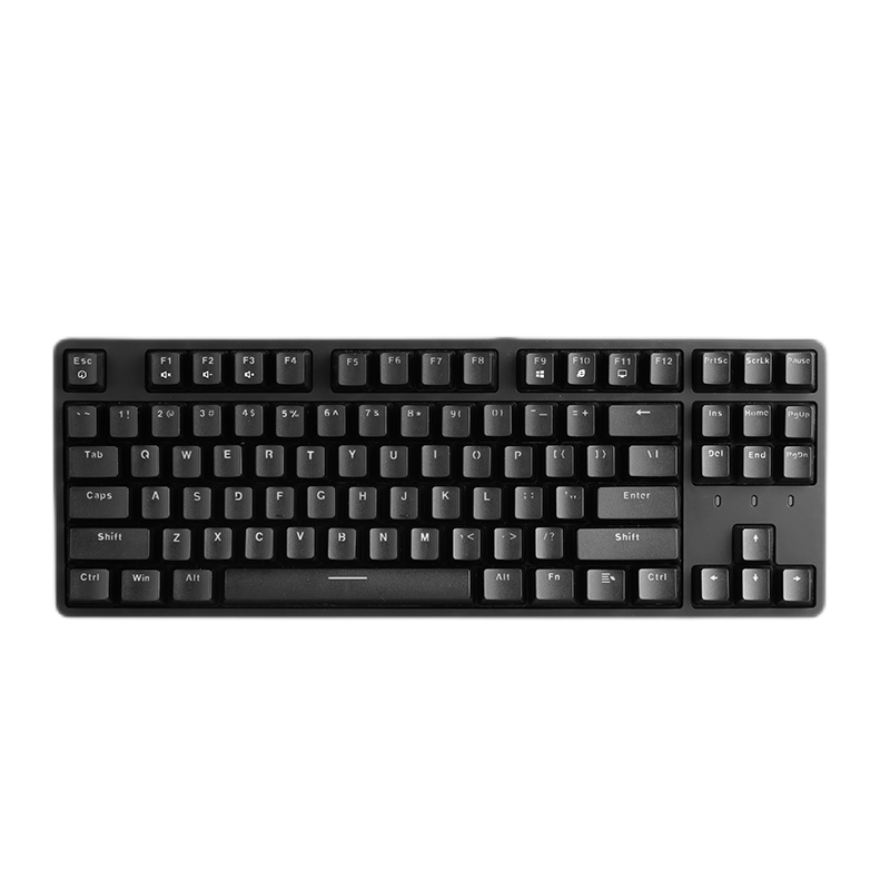 irok 艾石头 Fe-87 87键 有线机械键盘 黑色 国产红轴 无光