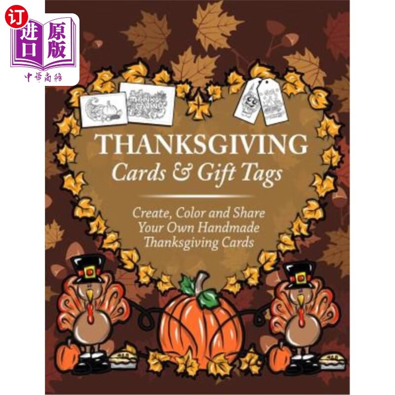 【中商海外直订】thanksgiving cards & gift tags: create,.
