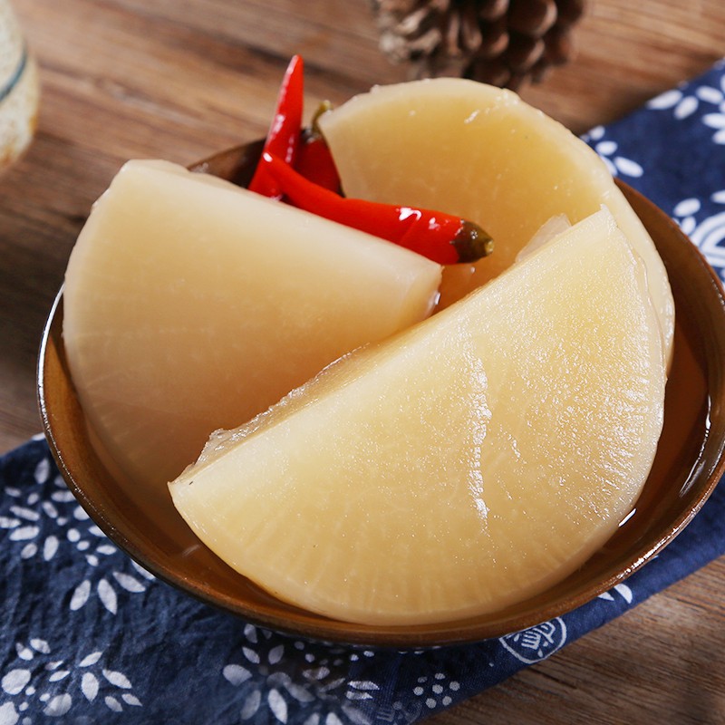 古蜀味道地道泡菜泡萝卜 老农家老坛酸萝卜鸭汤酸菜罗卜 酸爽味400g