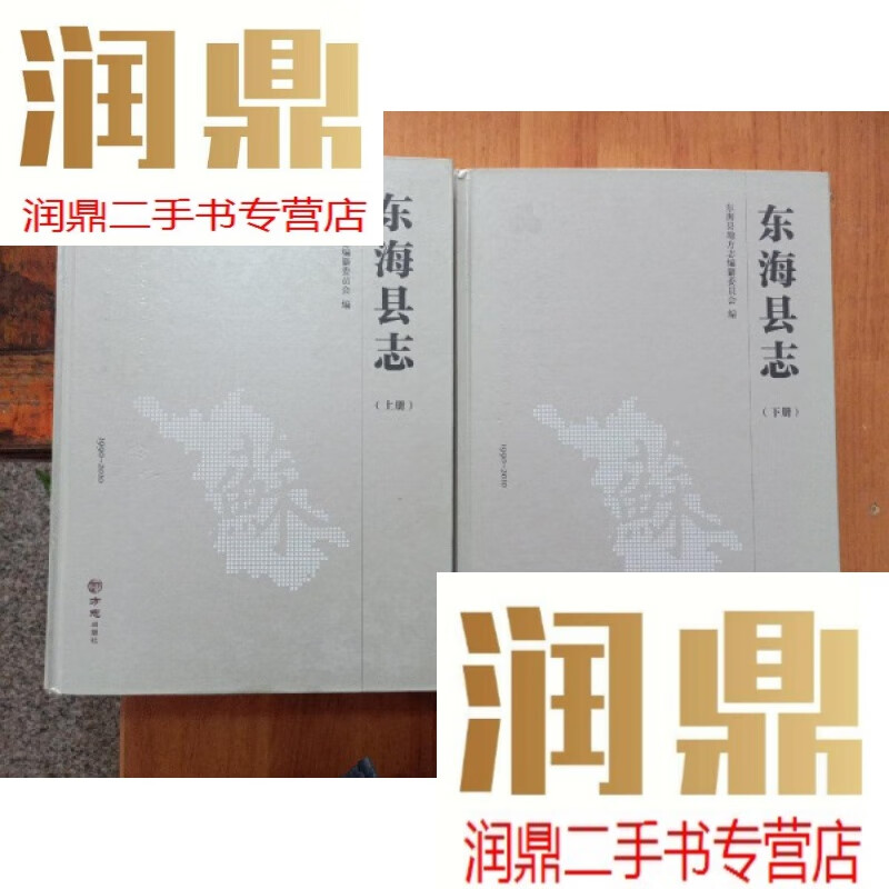 【二手九成新】东海县志上下册(1990一2010)