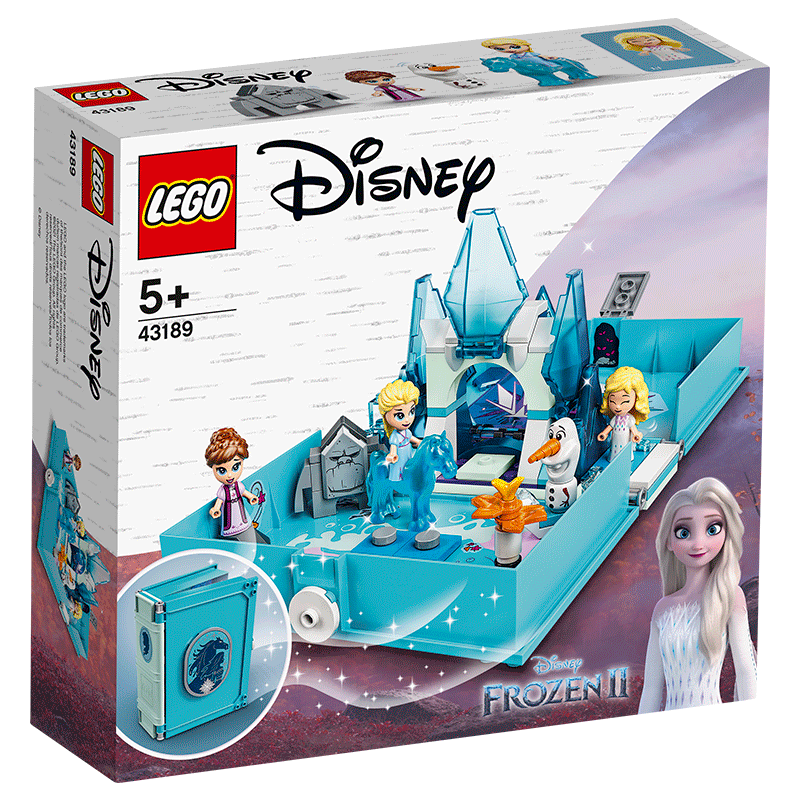 LEGO 乐高 Disney Frozen迪士尼冰雪奇缘系列 43189 艾莎和水精灵诺克的故事书大冒险