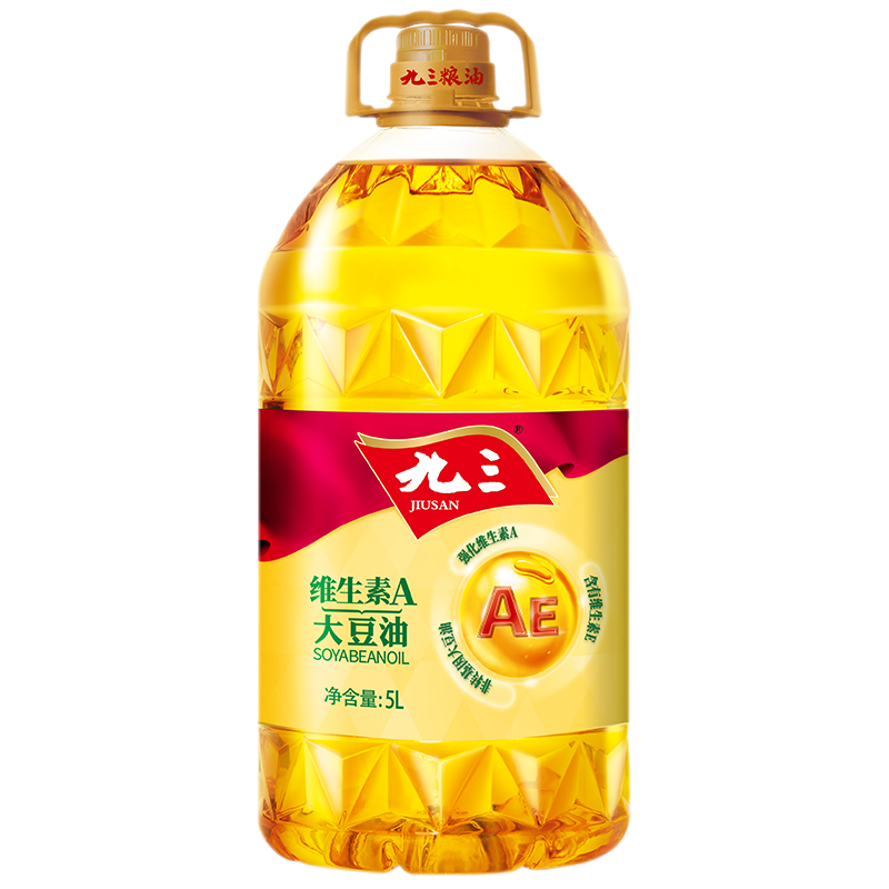九三 非转基因 大豆油 5l 一级  维生素 压榨 食用油