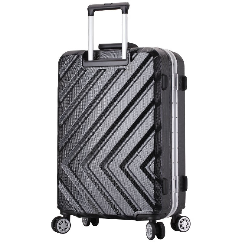 凌秀(president)President铝框万向轮拉杆箱男女托运磨砂防刮学生登机行李旅行箱 香槟金 20英寸