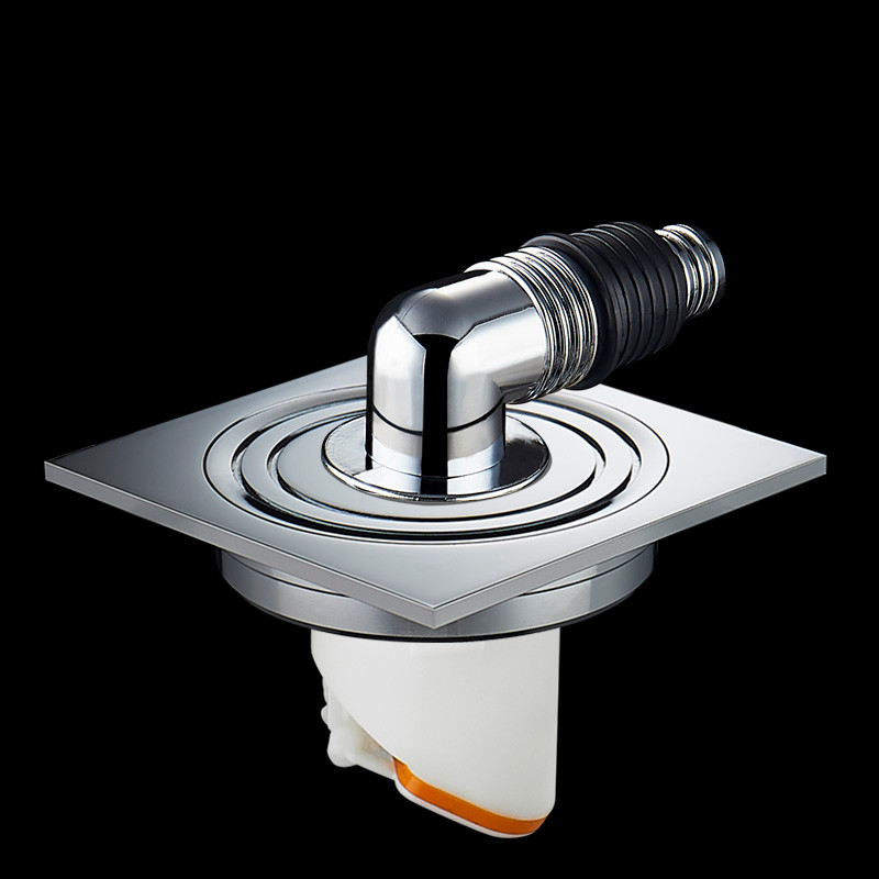 洗衣机用密封地漏防反水防溢水全铜防臭味卫生间下水道排水定制 洗衣