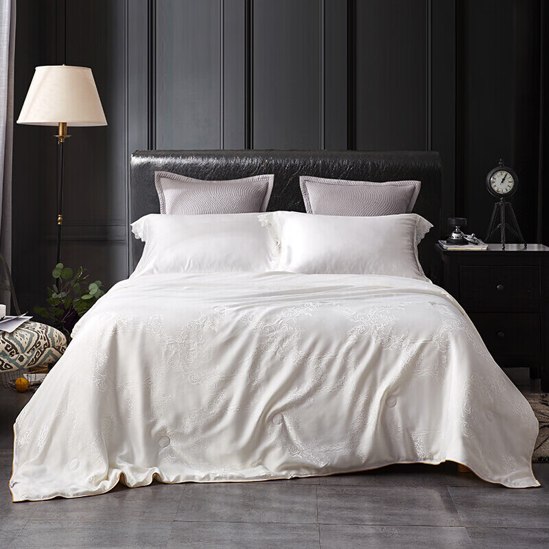 博洋家纺beyond床上用品蚕丝夏凉被芯100蚕丝被薄被子抑菌双人加大