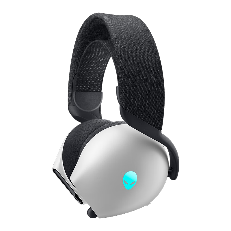 ALIENWARE 外星人 游戏耳机头戴式双模有线无线智能降噪 三维立体音效 电脑手机电竞耳麦 AW720H 白色