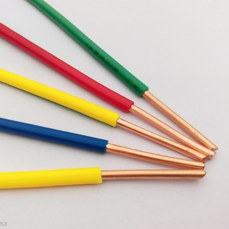 5平方家用铜1.5单股4铜线6国标bv10铜芯线接地线 单芯bv-1.