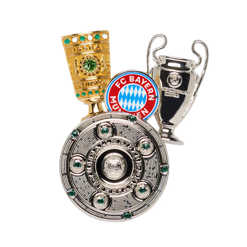 聚星动力fc 拜仁官方商品 | 【官网同款】32659温布利三冠王奖杯 logo