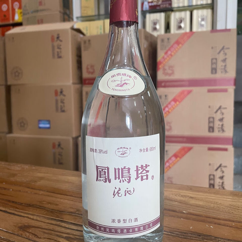 smvp 丰县特产39度/42度680ml*6瓶 整箱凤鸣塔牌泥池酒 39度680ml*6瓶