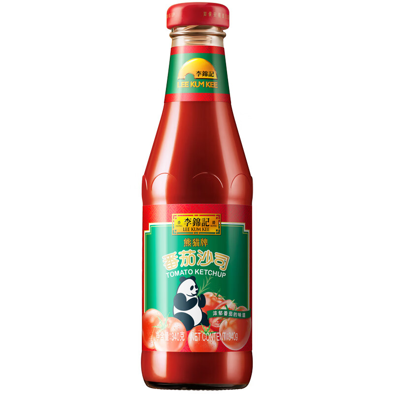 李锦记（LEE KUM KEE）番茄酱 番茄沙司西红柿拌饭面酱抓饼调味烧烤火锅调料凉拌蘸料汁 西红柿沙司340g