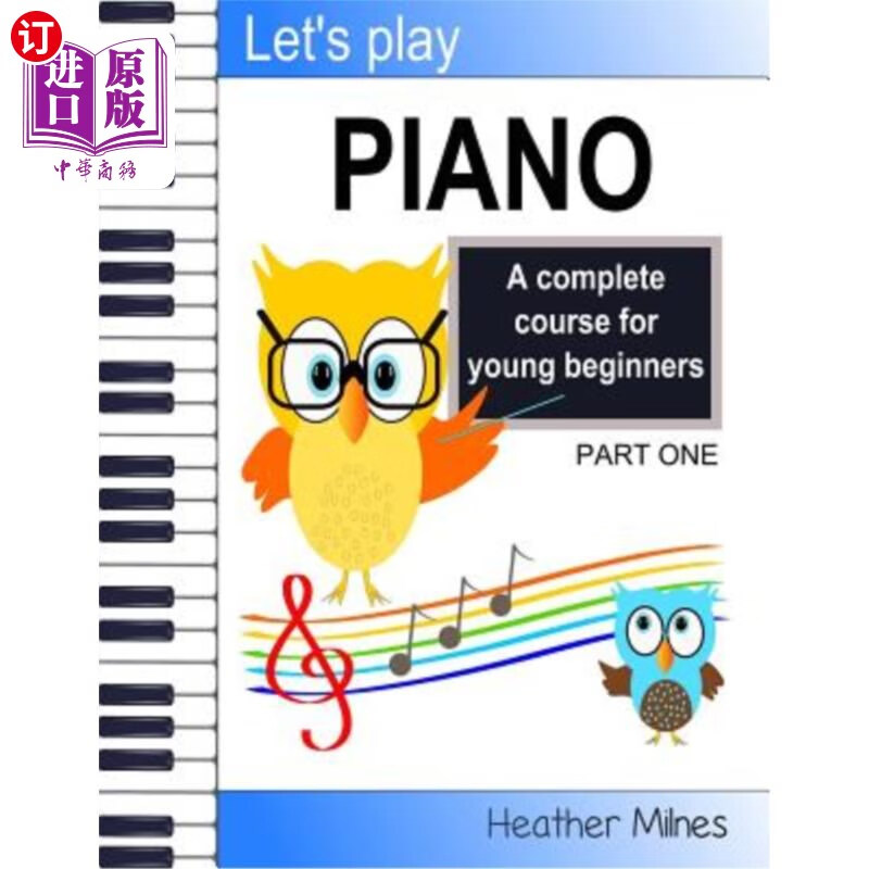 海外直订lets play piano: a complete course for young beginners