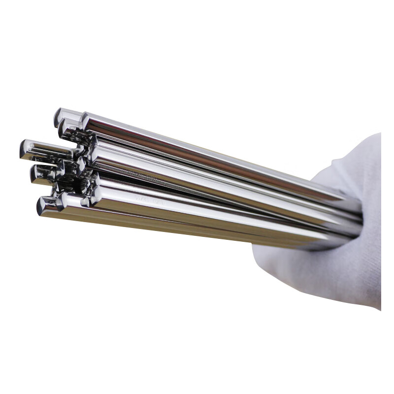 hywlkj1810不锈钢儿童筷子家用304小孩防滑筷子短筷子19厘米 总长筷子