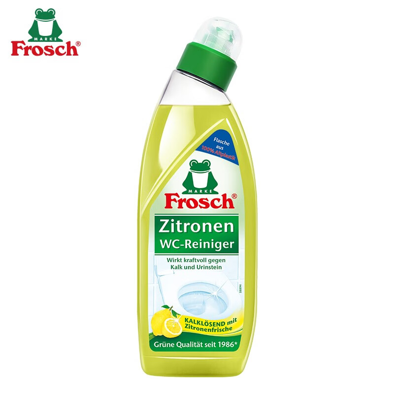 Frosch柠檬清香型洁厕灵 厕所去油污清洁剂 （德国原装进口) 750ml