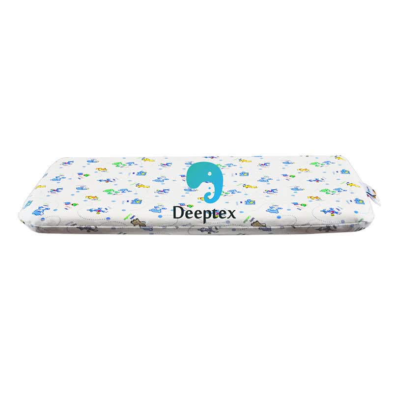 Deeptexdeeptex堤普泰泰国原装进口天然乳胶枕0-15岁孩子儿童平面护颈枕 中枕 5cm 3-8岁孩子用
