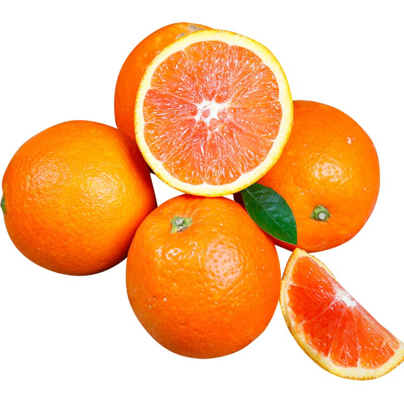 橙之味 正宗赣南血橙新鲜脐橙红肉橙子红色10斤现摘水果红橙 5斤血橙毛重大果80-90mm