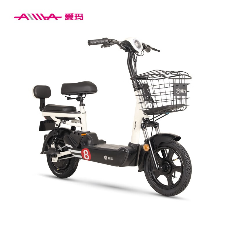 爱玛 双座踏板 电动车商品图片-2