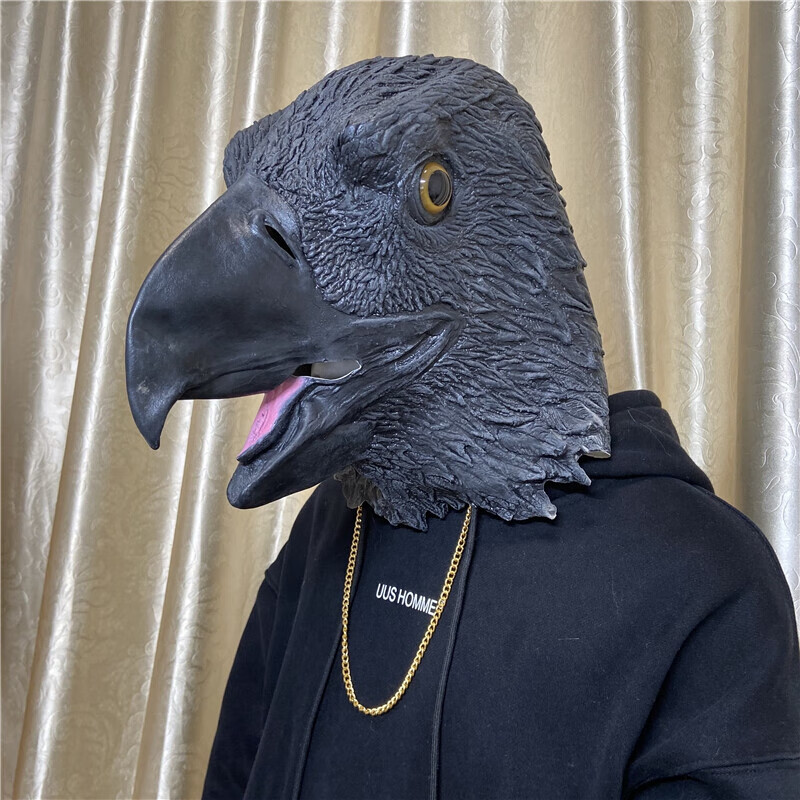 老鹰纸头套白头鹰纸模折纸手工面具相似对比