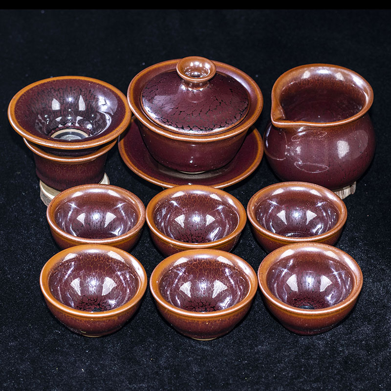 【火麒麟茶具套装】谢贻旺 十二件套礼盒装 送礼自用佳品-1027