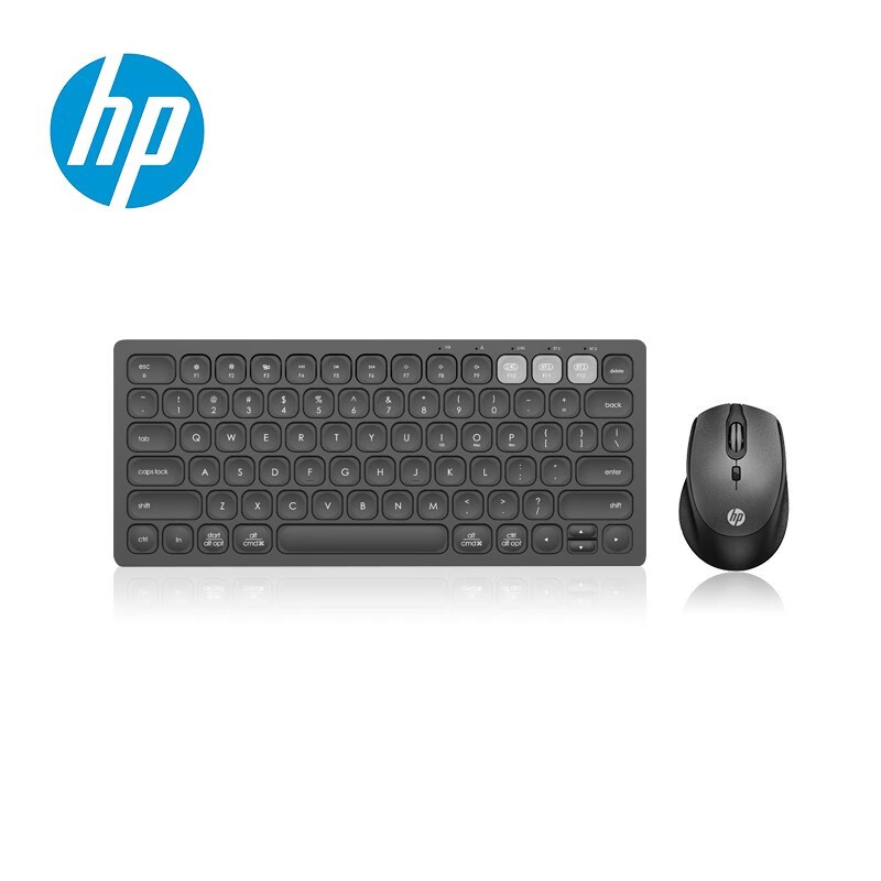 惠普（HP）CS750 无线键鼠套装 无线蓝牙双模式键鼠套装  轻薄小尺寸 无线+蓝牙双模办公商务键鼠套装