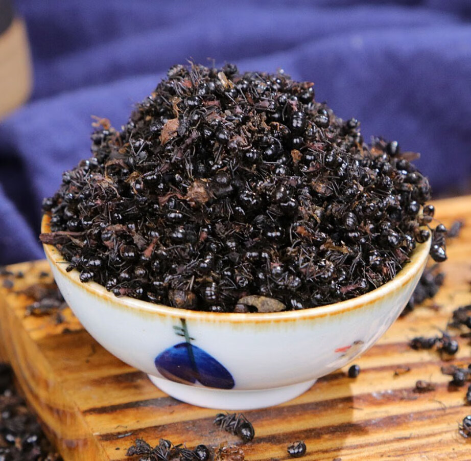 中药材500g东北长白山深山黑蚂蚁干蚂蚁养生泡酒材料