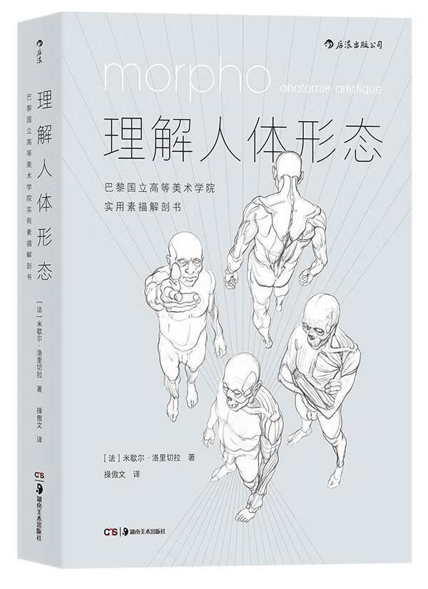 理解人体形态 伯里曼素描解剖书 人体结构造型手绘画技法入门教程
