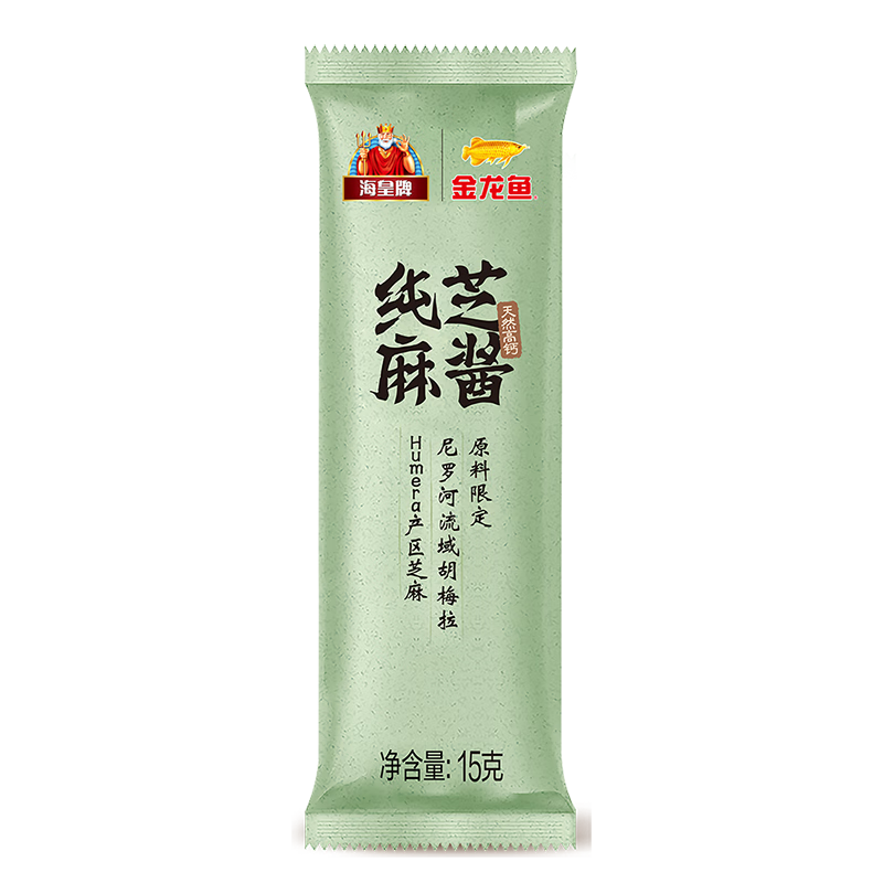 金龙鱼 海皇纯芝麻酱350g 火锅凉拌调味 天然高钙 石磨研磨 350g*1瓶