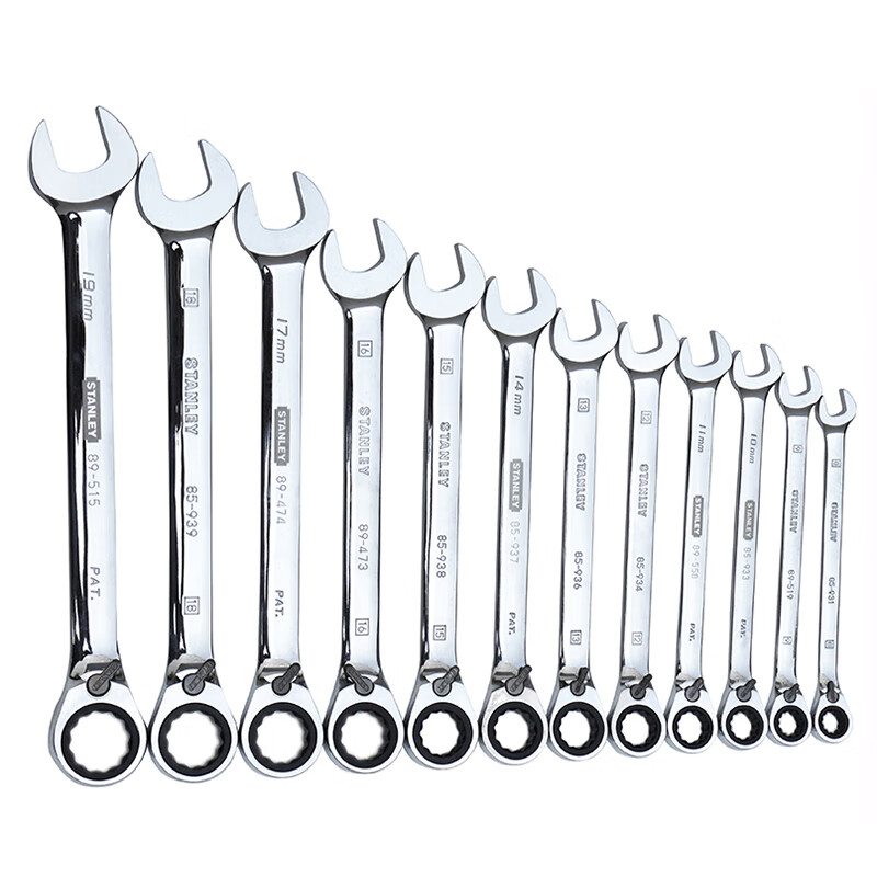 史丹利stanley91-894-1l-22公制精抛光活头棘开两用快扳14mm(1个装)