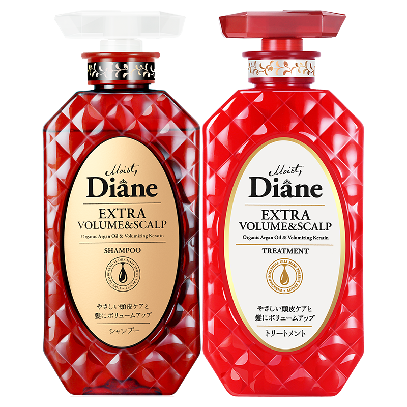 黛丝恩致美头皮养护洗发水清爽蓬松洗护套装450ml*2 