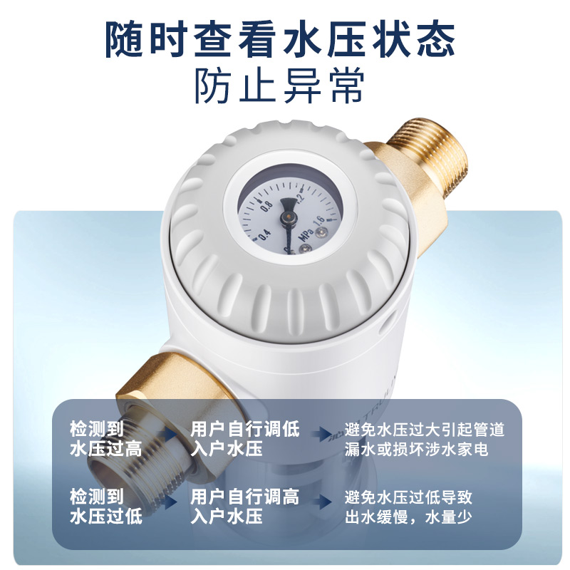 沁园小净灵600G全屋净水器套装家用直饮净水机+管线机+前置过滤器+台式饮吧机套装 RO反渗透纯水机 3006+306