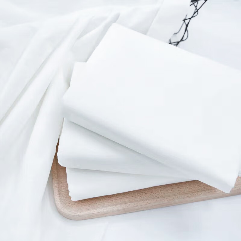 布/发亮丝光白布/哑光涤棉白色布料/纹理白色背景布 白色哑光涤棉布1