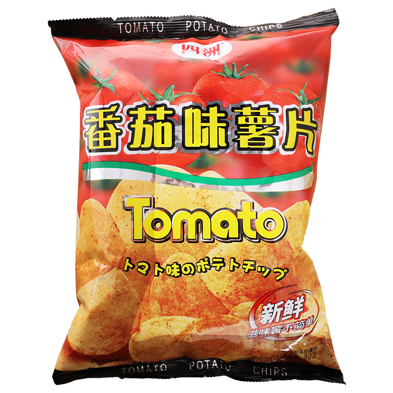 卡乐比四洲卡乐比热浪薯片香辣咖喱味马铃膨化特产休闲小吃零食50g