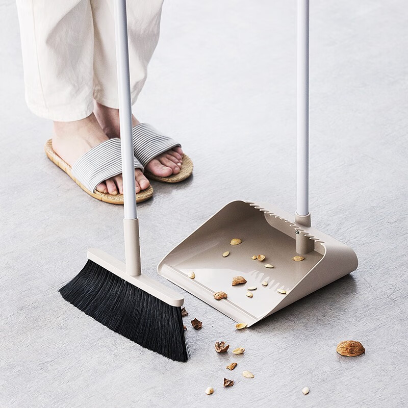 茶花倍洁畚斗套装家用扫把畚箕畚斗套装软毛扫帚簸箕组合扫地头发笤帚