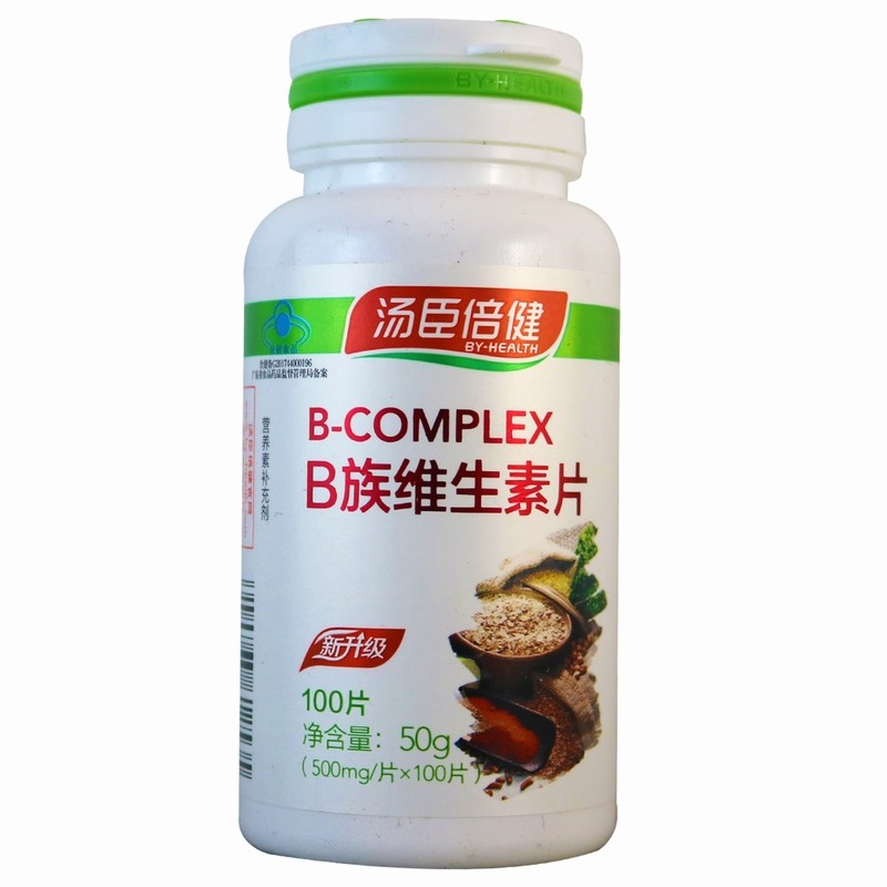 汤臣倍健b族维生素片100片瓶 补充b族维生素 维生素b族 b1b2b6b12 b族