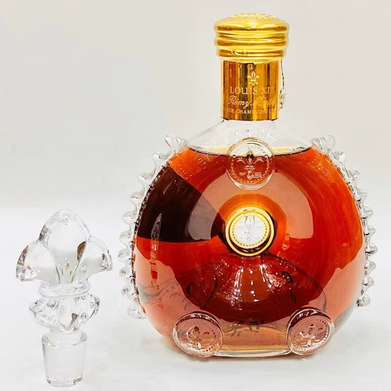 拿破仑法国路易十三优质香槟区轩尼诗干邑 90年代金头裸瓶700ml