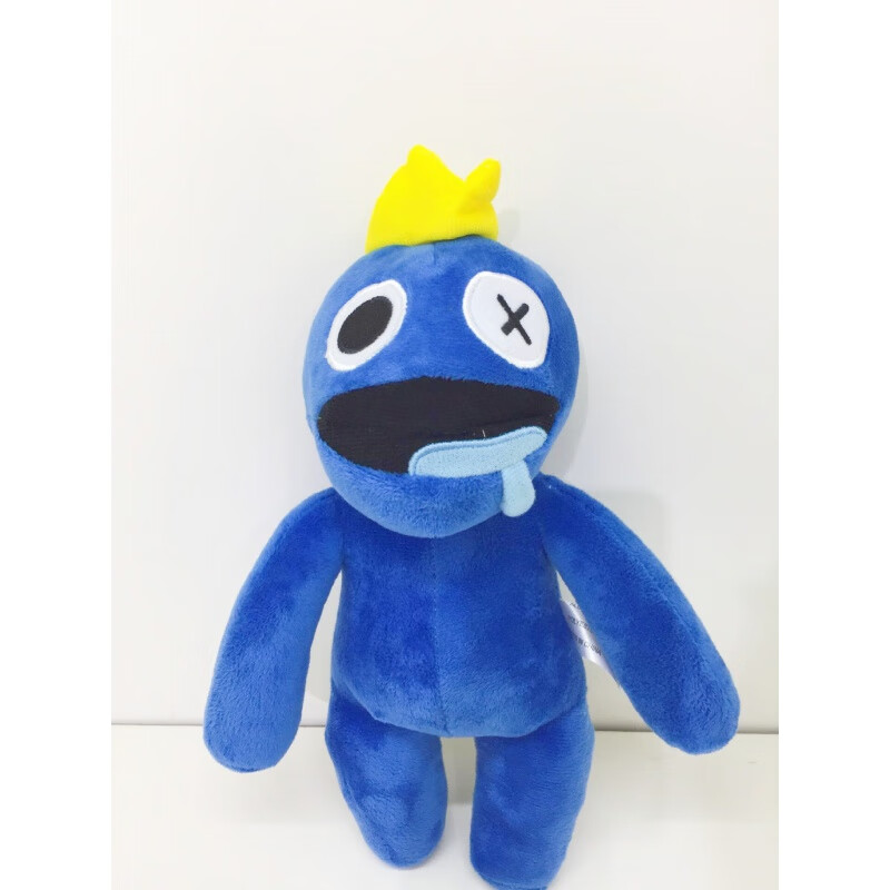 伙伴朋友小蓝人毛绒玩具公仔玩偶 小号蓝皇冠27cm100g 请看上面描述