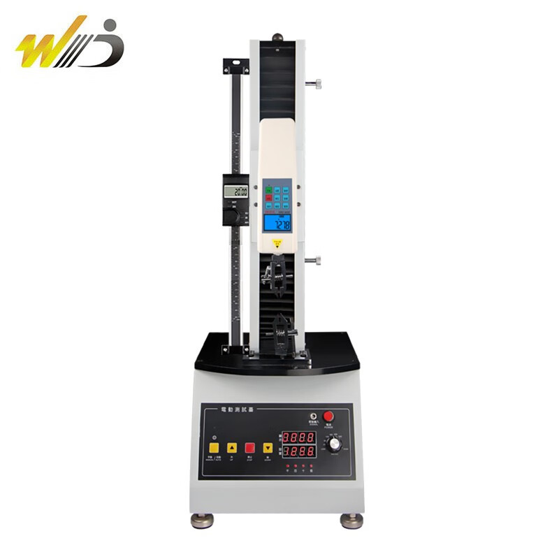 韦度（WD）电动立式单柱测试机台塑料橡胶拉压力试验机插拔力测试仪推拉力计 SJX-S-200-500N（含标尺拉力计）