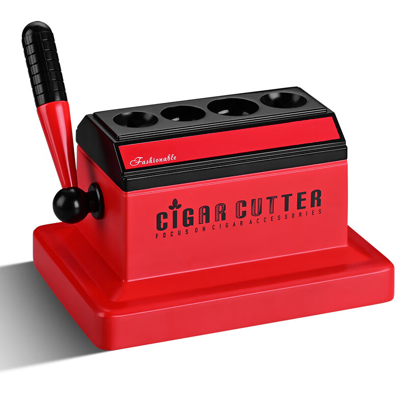 茄龙 (cigarloong) 雪茄刀台式雪茄剪锋利v型o型四切