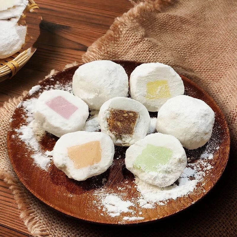 食芳溢老城里钙奶汤圆北方传统元宵巧克力牛奶水果多种口味 500克