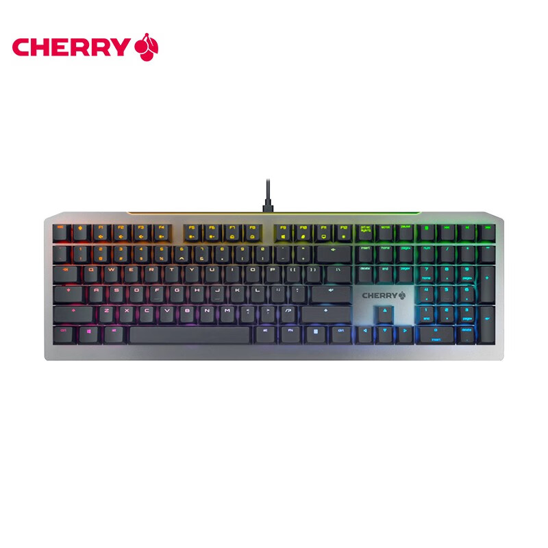樱桃（CHERRY）MV3.0  G8B-26000LYAEU-2 机械键盘 有线键盘 108键 全键无冲 viola轴 黑色 RGB