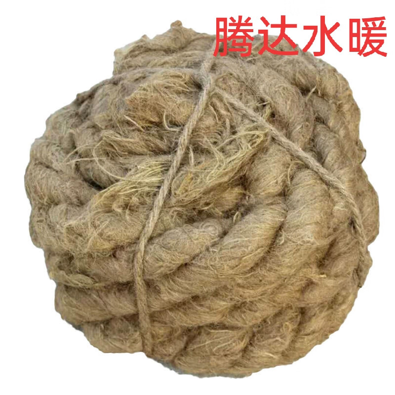 睿格达油麻套管工业密封管道用油麻绳堵漏填缝工程填充料沉降细油麻丝